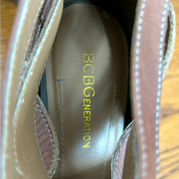 BCBGeneration leather high heel sandals with laces - Picture 4 of 6
